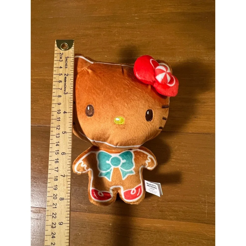 Hello Kitty Gingerbread Plush Sanrio Holiday Series 2 Brown Christmas Toy 8